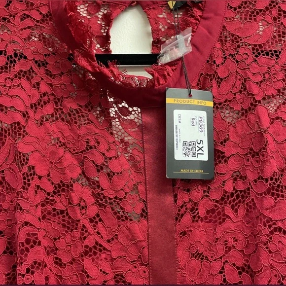 Miusol women’s floral lace maxi dress - Picture 4 of 6